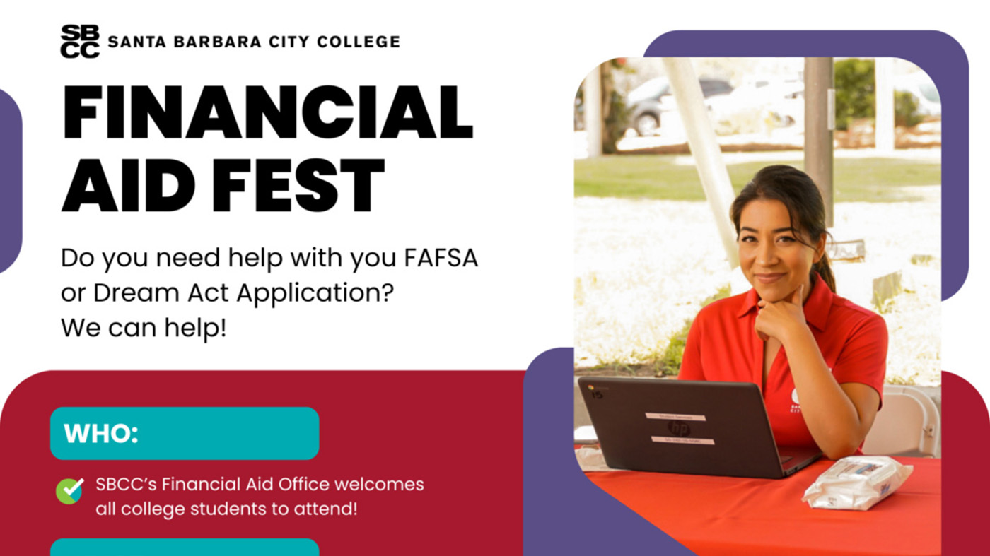 SBCC's Financial Aid Festival to provide support to ALL college